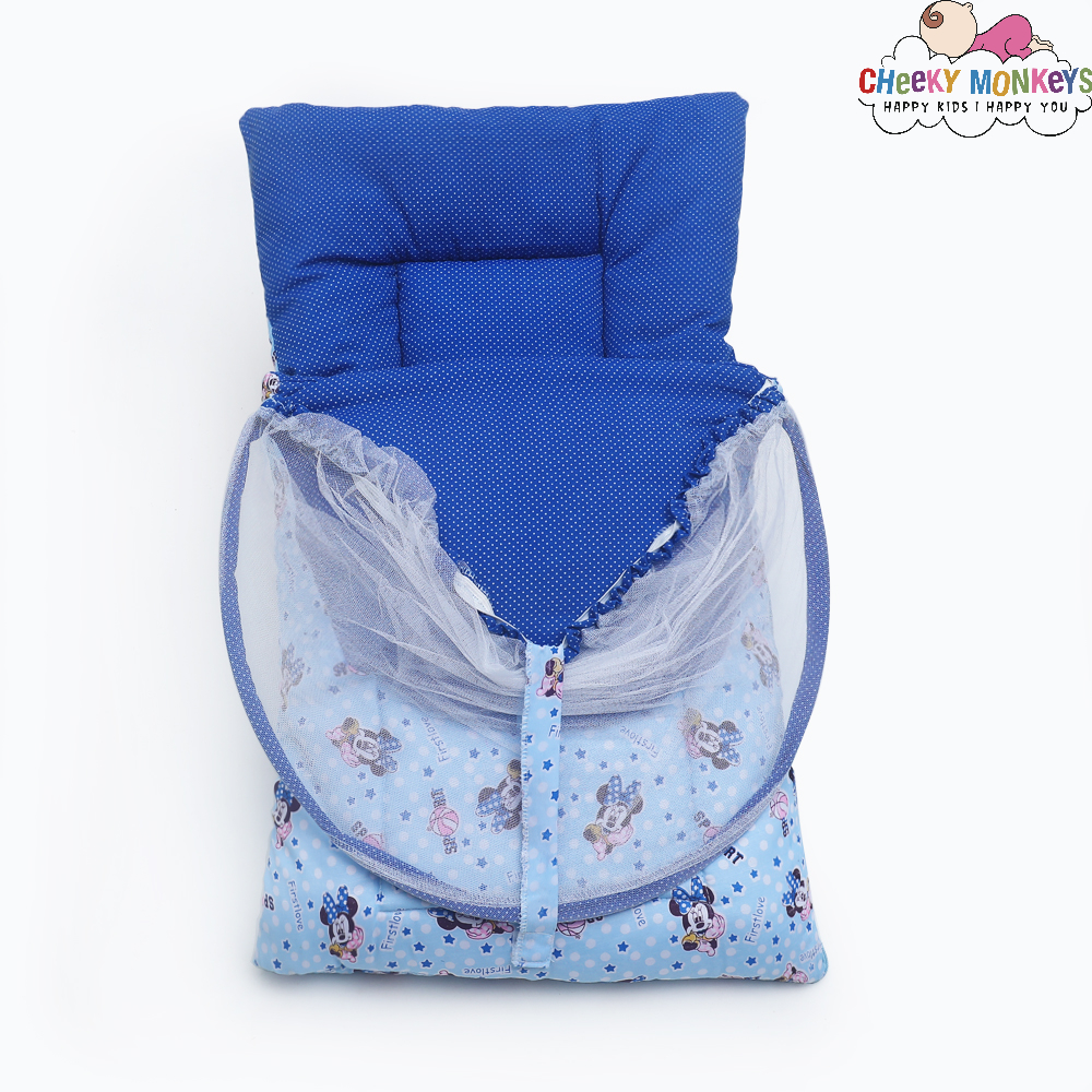 Baby Carry Nest with Half Mosquito Net. Made with Export Quality Fabric ...